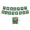 American Football Themed Birthday Party Decoration Kit, Including Atmosphere Banners, Disposable Tissues, Paper Cups, And Paper Plates