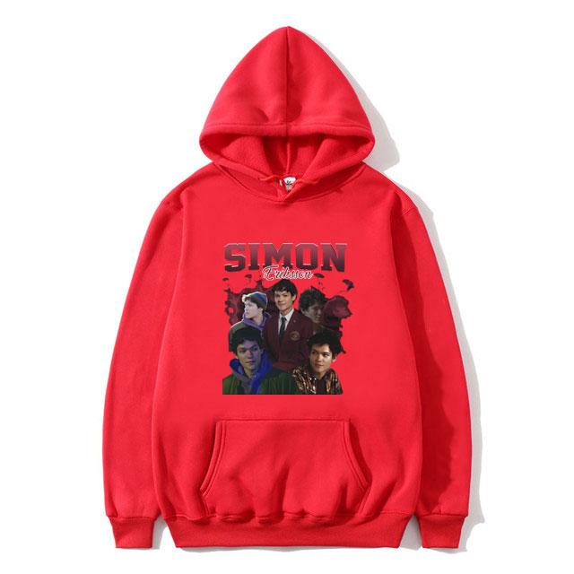 Simon Eriksson Omar Rudberg Grafická Mikina Pánská Dámská Ležérní Vintage Mikina Pánská Vysoce Kvalitní Fleecová Bavlna Pulovr Mikiny s Kapucí