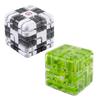 2Pcs Rolling Ball Maze Cube Kids Brain Teaser 3D Puzzle Maze Cube Toddlers Stress Relief Logical Thinking Training Bead Maze Educational Toy