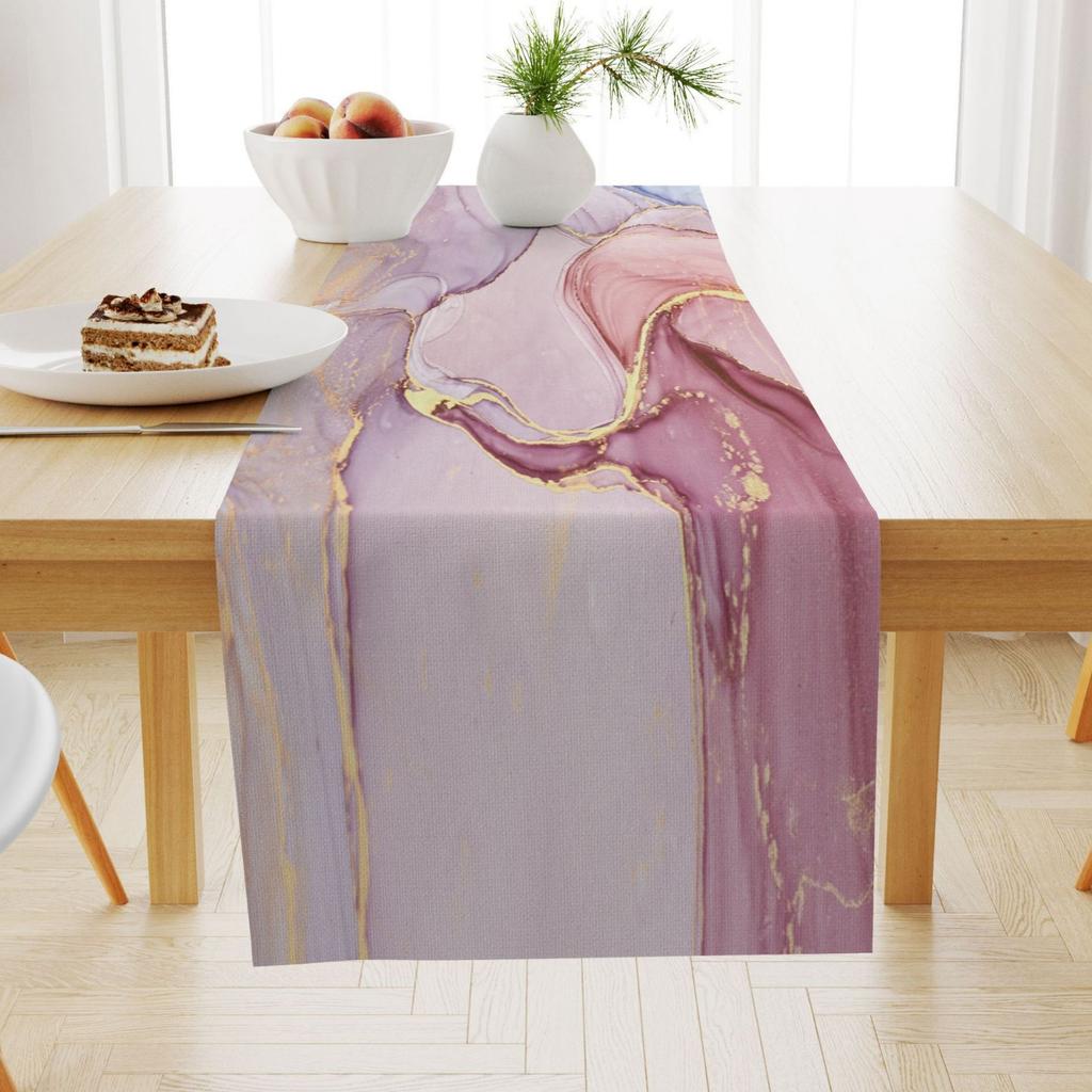 Marble Linen Table Flag Coffee Table Dining Table Decoration Tablecloth Thermal Insulation Non-Slip Dining Table Cloth Cover