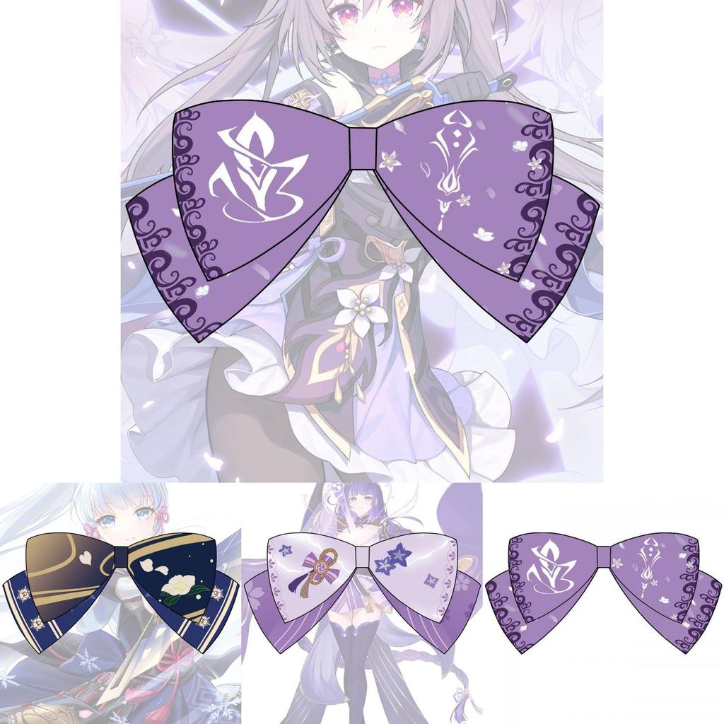 Anime Genshin Impact Hutao Bow Hairpin Hair Accessories For Girls Realistic And Delicate Design