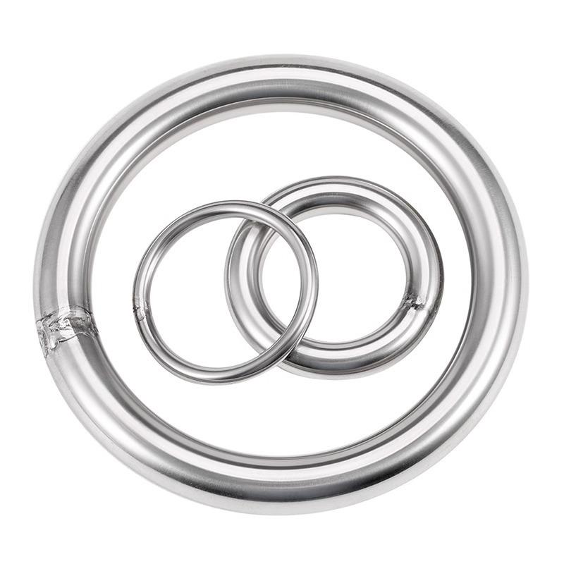 304 Stainless Steel Seamless O-Ring for Lifting, Hammocks, and Yoga.