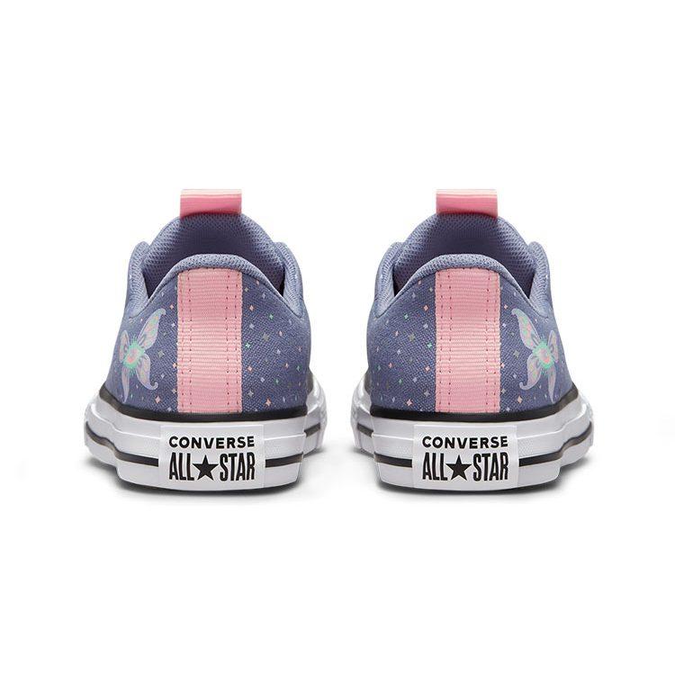 Converse All Star Abrasion Resistant Low Top Kids Canvas Shoes Violet Children Aged 3 7 Years Old A01707C