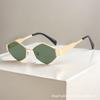 New Internet celebrity oval fashion sunglasses women's high-end sunglasses men's and women's driving sunglasses