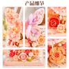 Butterfly Bouquet Small Particle Construction Block Assembly High-Value Ornaments Rose Bouquet Diy Construction Blocks Girl Present