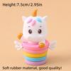 Rainbow Cake Topper Unicorn Birthday Party Decoration Kids Toddlers Birthday Party Happy Birthday Colorfu Rainbow Theme Supplies