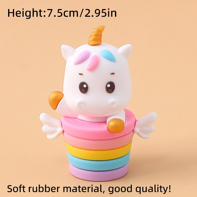 Rainbow Cake Topper Unicorn Birthday Party Decoration Kids Toddlers Birthday Party Happy Birthday Colorfu Rainbow Theme Supplies