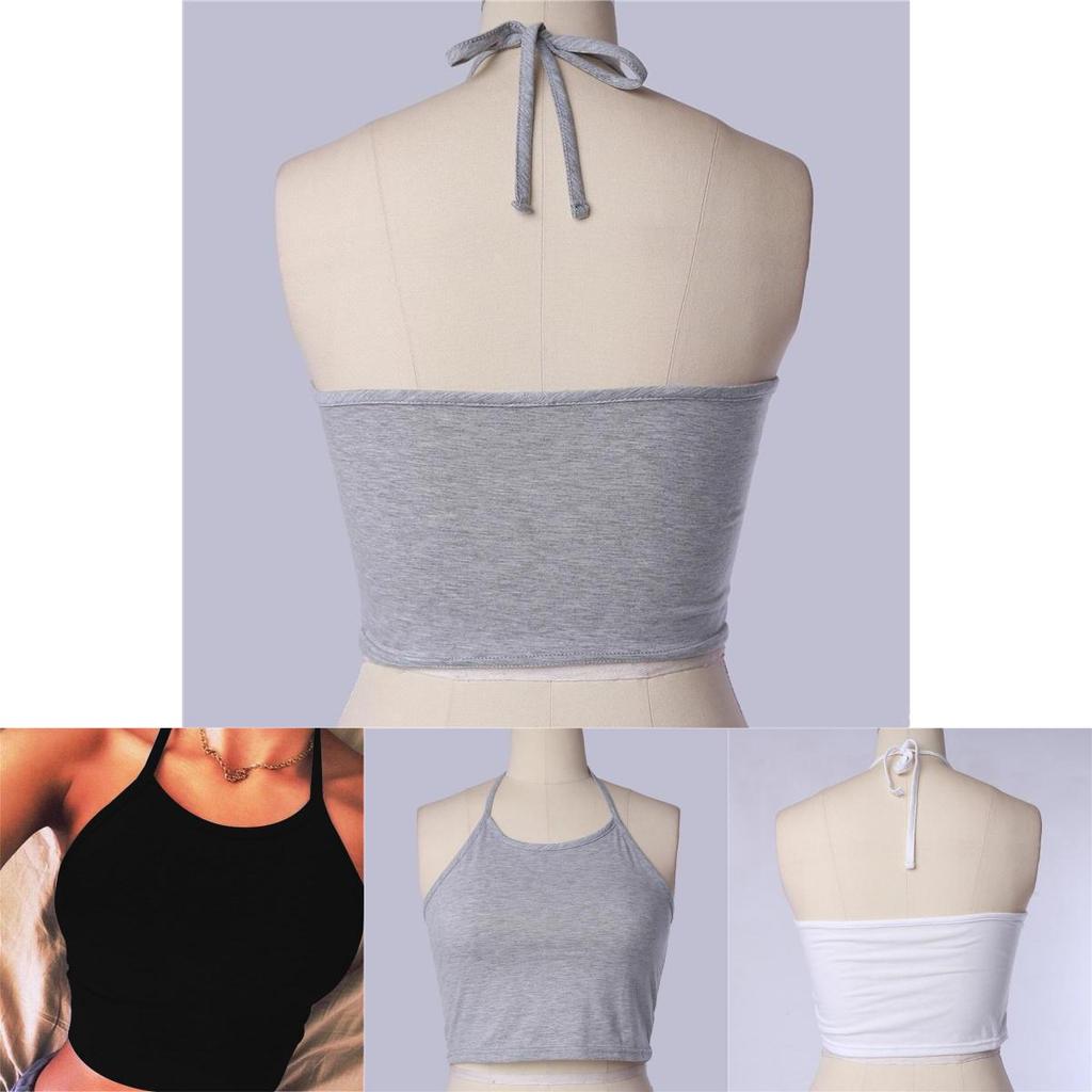 Stylish Women Women Casual Cotton Suspenders Vest Top In Black For Summer Wear