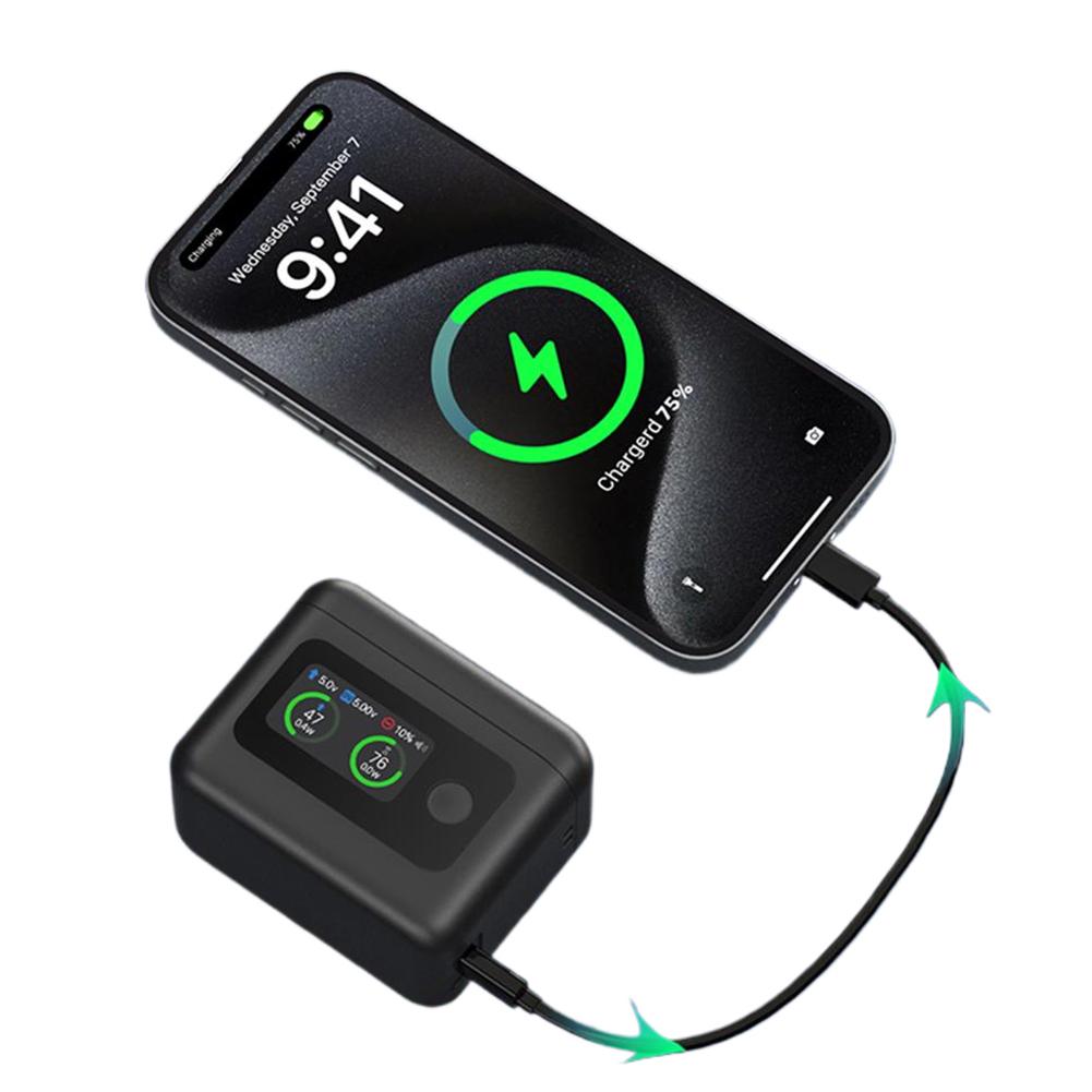 Pro Insta360 X5 Nabíječka baterií Pouzdro USB-C Dobíjecí Přenosná nabíjecí krabička na baterie Úložný box na nabíječku baterií Bateriové díly