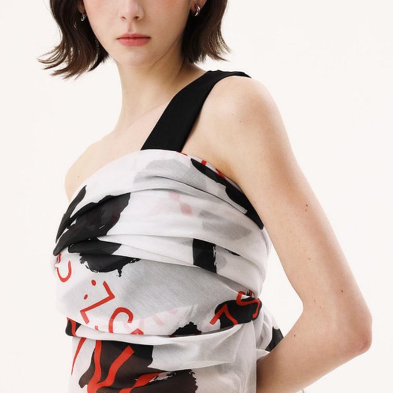 ONSZ brush stroke and logo scarf