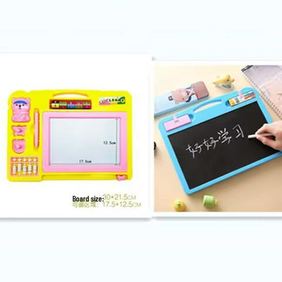 Großes magnetisches Zeichenbrett für Kinder - Buntes Graffiti- und Schreibspielzeug mit Stift