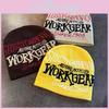 Printed Letter Fashionable Neutral Casual Warm Knitted Hat For Autumn And Winter