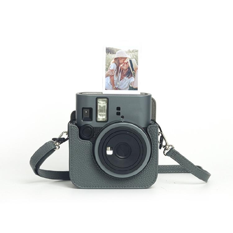 PU Leather Camera Case Solid Color Wear Resistant Shockproof Soft Camera Protective Cover Accessories for Mini 41 Camera