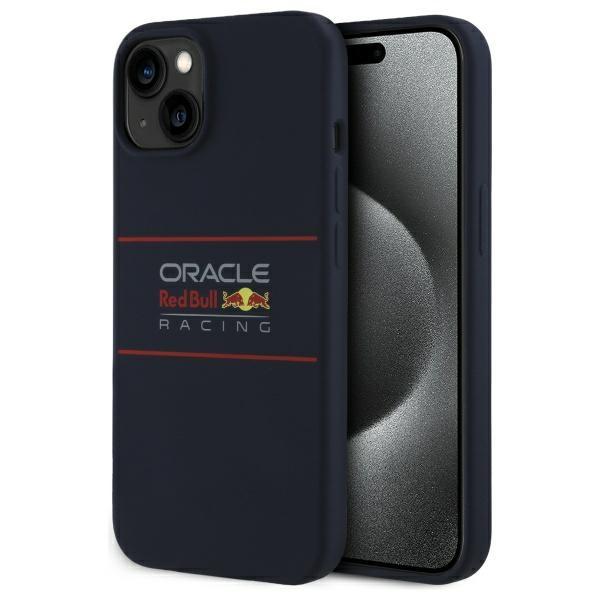 Red Bull Rbhmp15S24Sihsrv Iphone 15 6.1 Hardcase Granatowy/Navy Silicone Horizontal Logo Magsafe