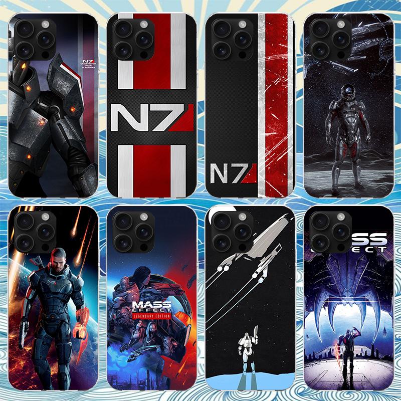 N7 Mass Effect Phone Case For iPhone 11 12 13 Mini 14 15 Plus 17 Air 16 Pro Max 16E 7 8 SE 2020 Customized Print Cover For iPhon
