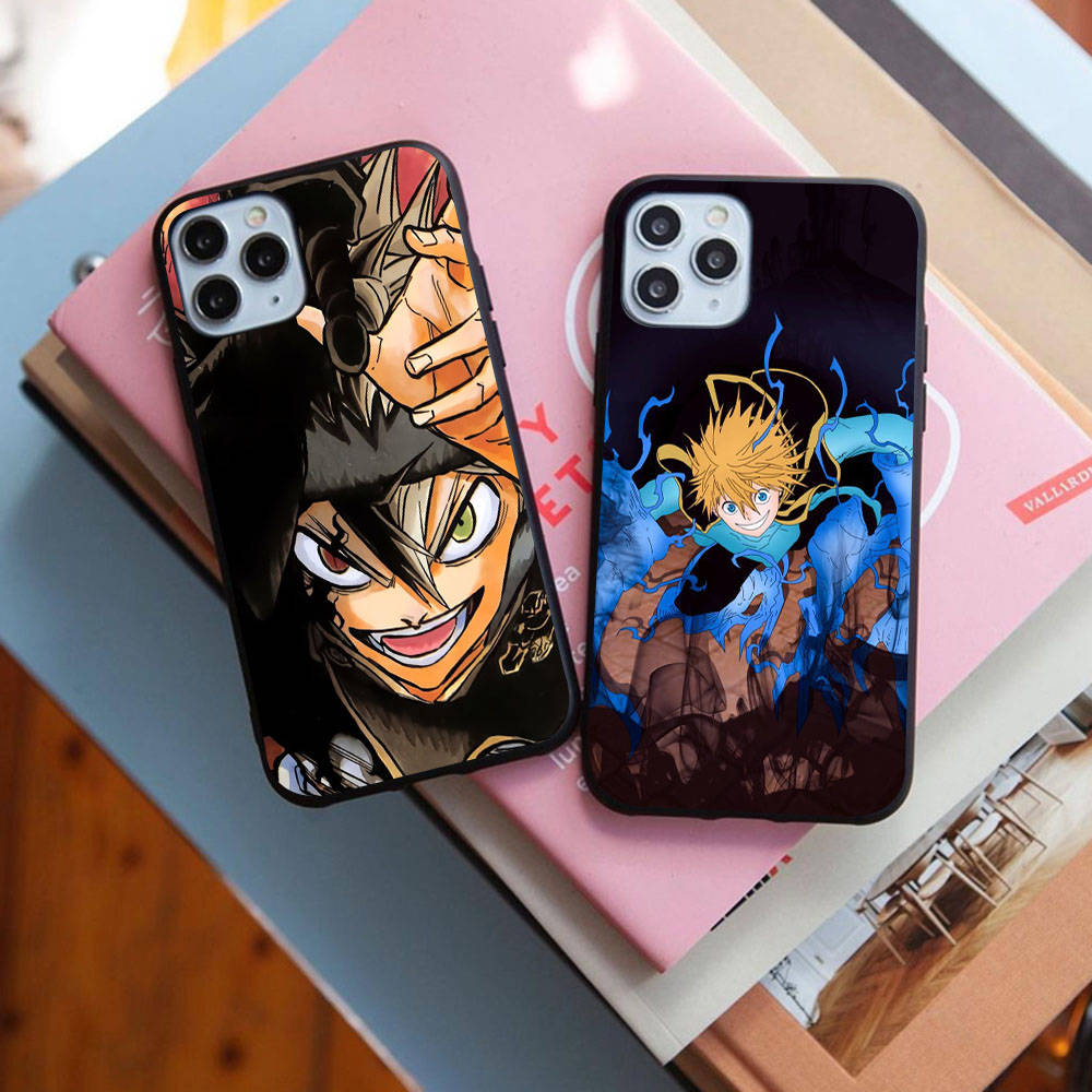Case for OPPO Reno 8 6 5 Pro Find X3 A17 A3 A31 A38 A40 A53 A54 A55 A74 A76 A78 A77 A80 A94 A95 A96 Lite Black Sofe Cover WI79 Black Clover