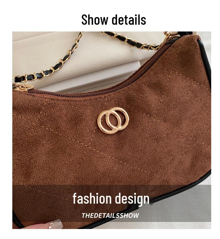 2025 Minimalistische Damen Umhänge-Schultertasche: Französisches Nischendesign für Damen