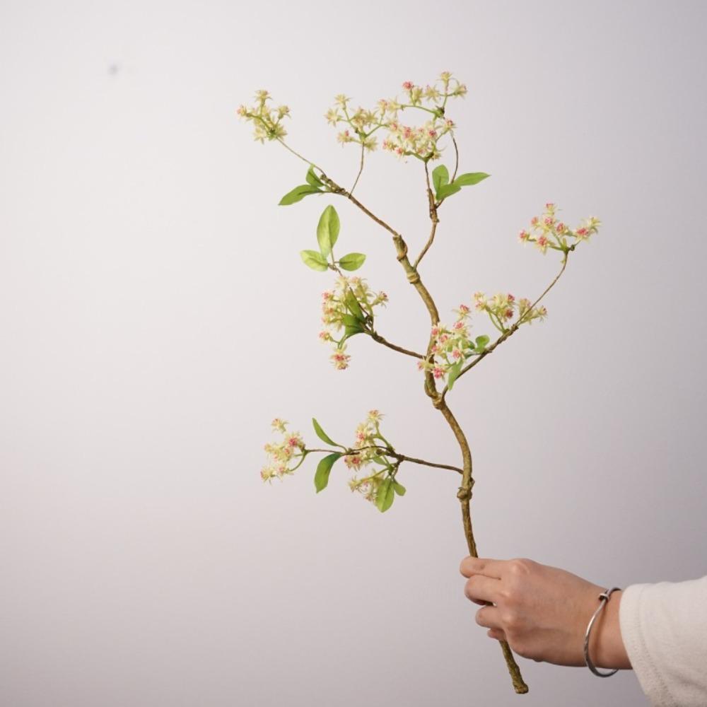 Flower Arrangement Simulated Rose Flower Small Floral Silk Rose Branches  Wedding Party жёлтый