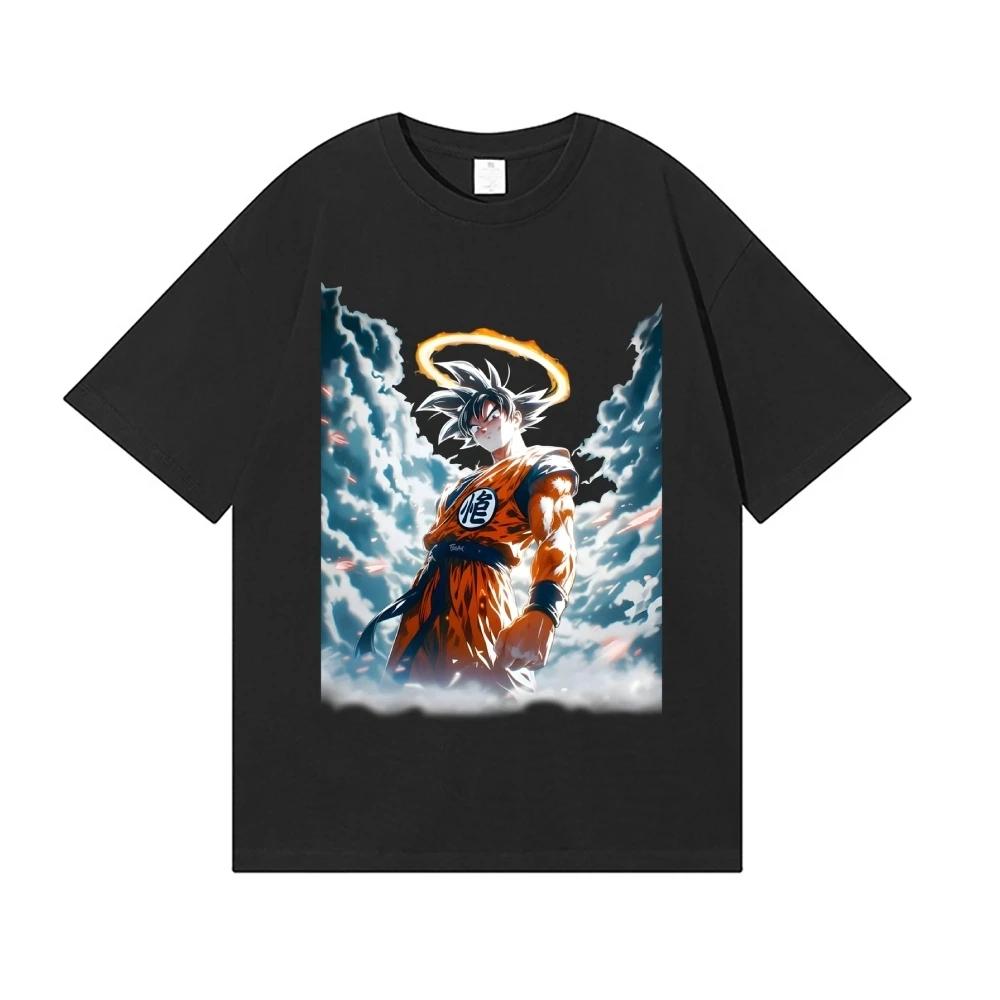 2026 New Dragon Ball Son Goku Japanese Style Classic Tee High-quality Streetwear T-Shirt Suitable for Both Summer Men Women