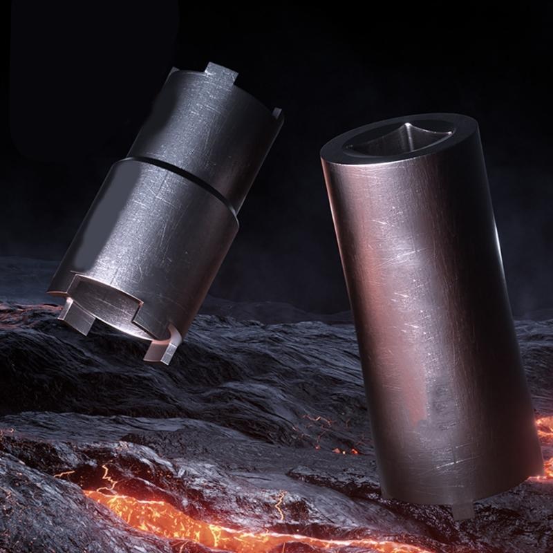 Motorcycle Clutch Maintenance Tool Twin Ended Nut Cap Removal for GY6 50 CG125 JH70 Durability Alloy Steel Construction