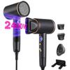 Sèche-cheveux - WENZYLIQUOX - Ionique Pro - 2400W - 40 000 Tr/min - Accessoires 4 En 1