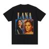 Singer Lana Del Rey Print T Shirt Women Fashion Hip Hop Men's Tshirts Streetwear Harajuku Short Sleeve T-Shirt Unisex Tee