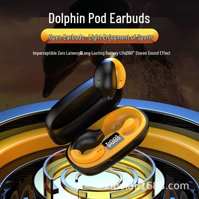 Q92 TWS Clip-on Bluetooth Earbuds: Sports Noise-Cancelling, Non-in-Ear, High Sound Quality
