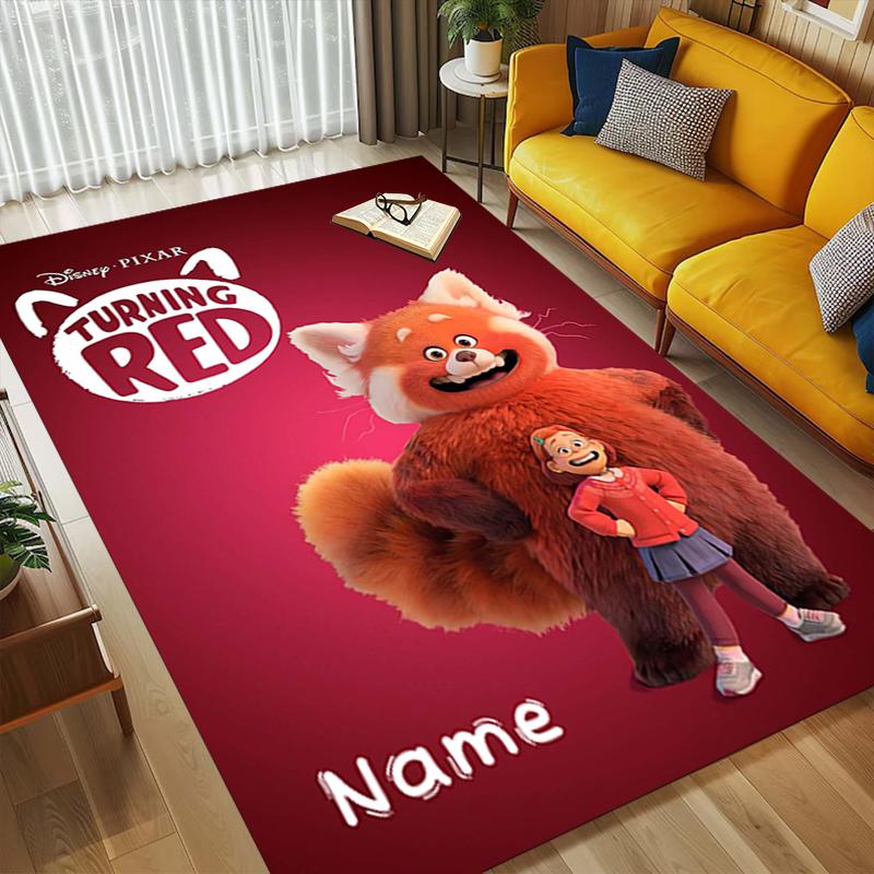 Custom Name Friendship Adventure Living Room Non-Slip Area Rug Soft Carpet for Bedroom Kids Playroom Sofa Office Home Decor Doormat