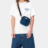 New Carhartt WIP Essentials Recycled Polyester Canvas Shoulder Bag, Crossbody Bag Trumpets Unisex Blue I031470-1ZF-XX