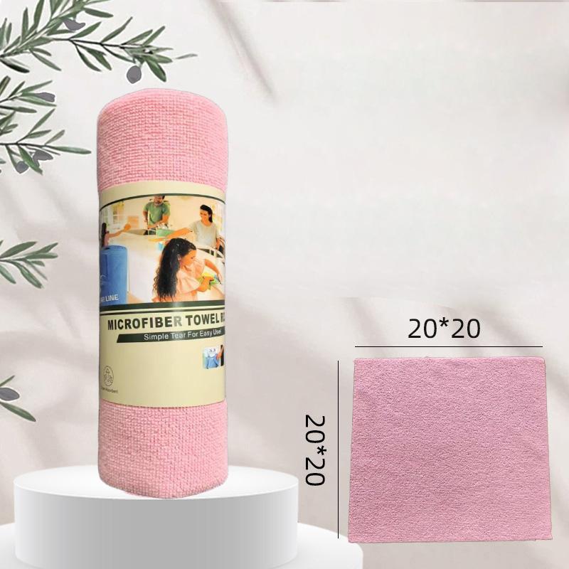 20PCS Ultra-Fine Fiber Cleaning Cloth Roll, Multifunctional Reusable Household Dish Towel, Car Cleaning Tool, Ideal Room