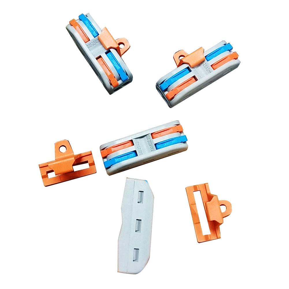 48Pcs Wiring Connector Conductor 2Positions 11~28AWG PCT22 with Bracket Screws