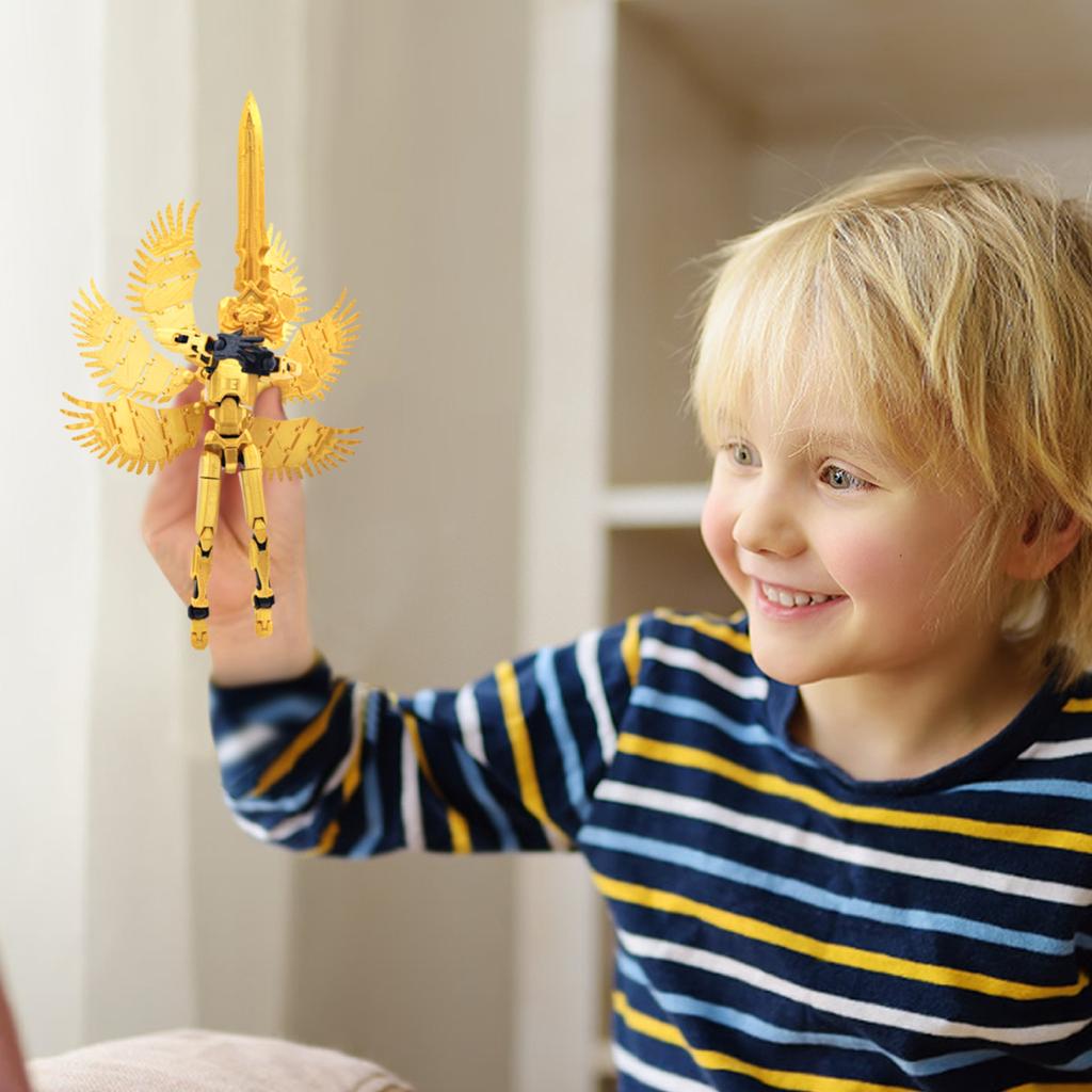 Mobile Doll Set, 3D Printed Titan Robot Mobile Doll, Posable Mobile Doll, Suitable For Collectors, Desktop Decoration