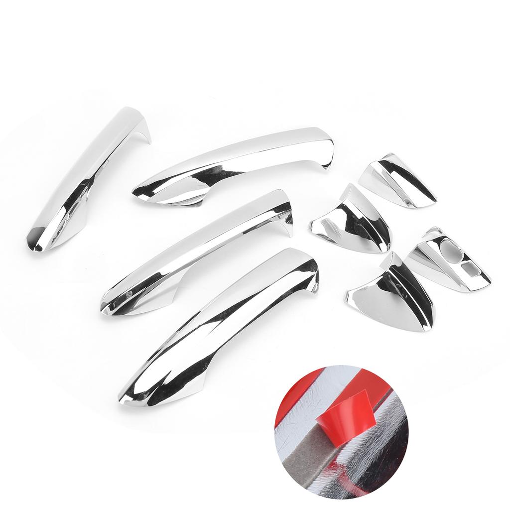 4PCS Exterior Door Handle Cover Chrome Plated Replacement for CClass W204 20082013