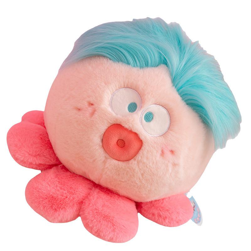 Playful And Cozy Octopus Plush Toy In Vibrant Colors Perfect For Comfort And Decoration