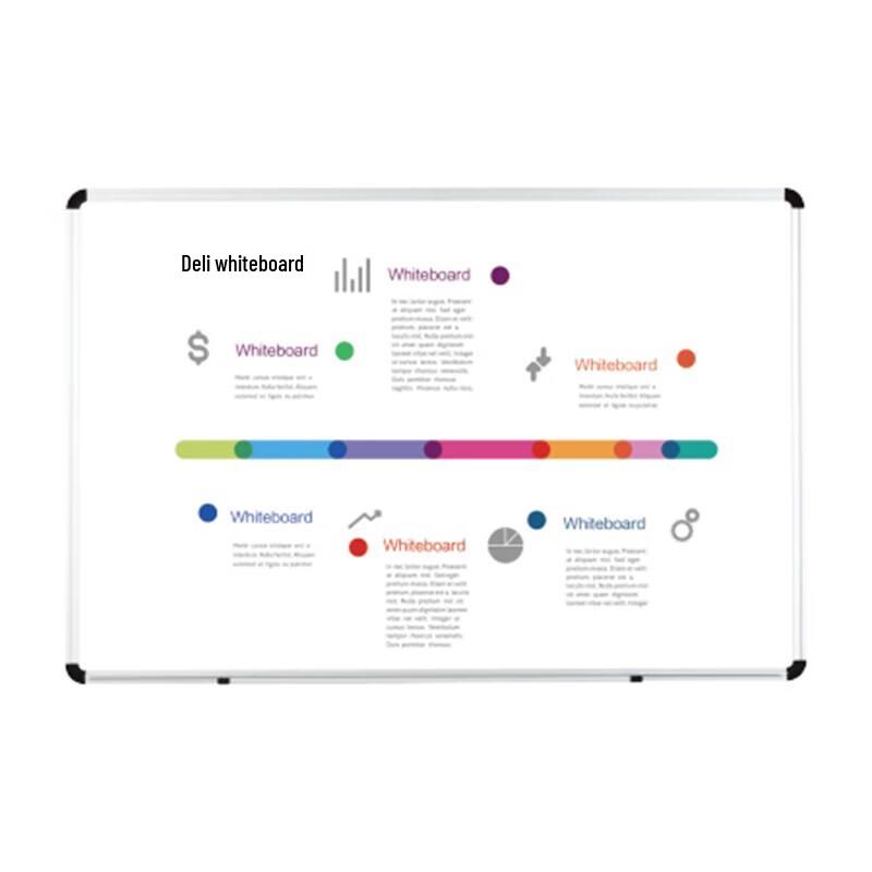 Deli 7857 Magnetic Wall-Mounted Green Board