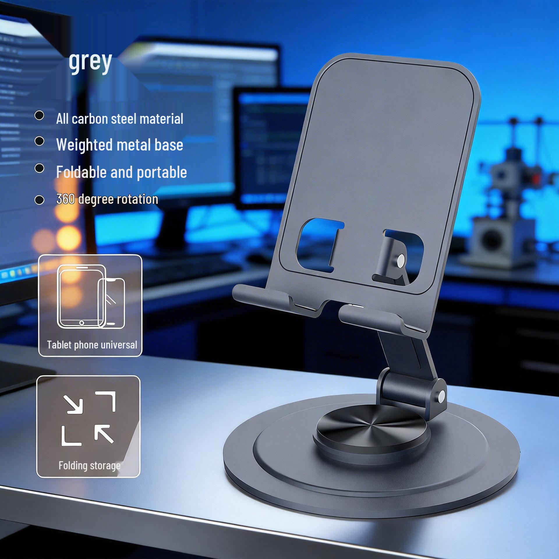 Adjustable Metal Phone & Tablet Stand for Live Streaming and Viewing