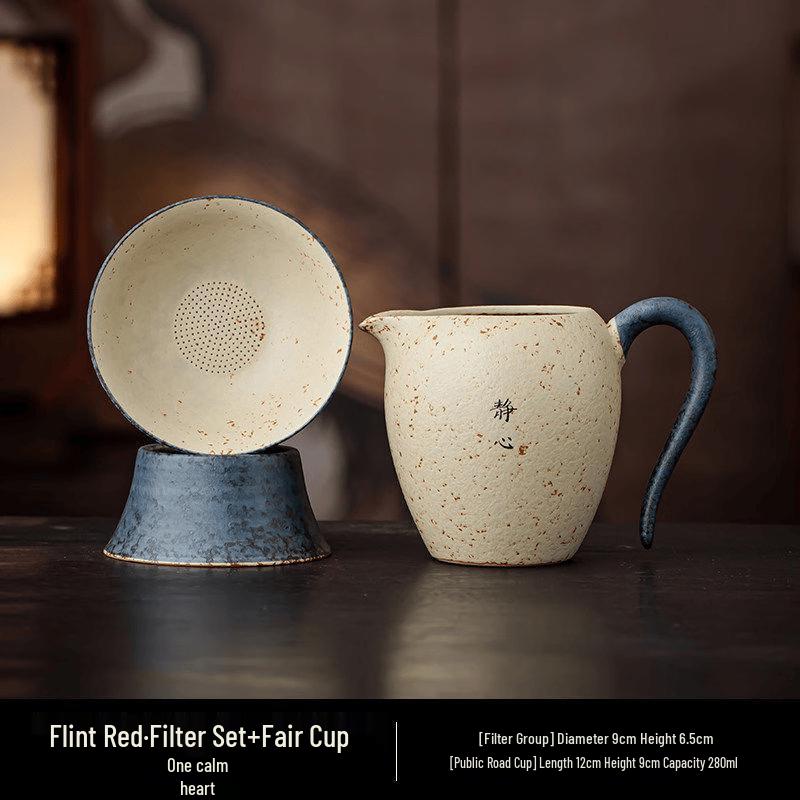 Flint Red Tea Filter Set & Fairness Cup