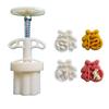 Midautumn Festival Cartoon Rabbit Cutter Moon Cake Mold Set for Cake Cookie Dessert Cutter Cake Baking Decorations