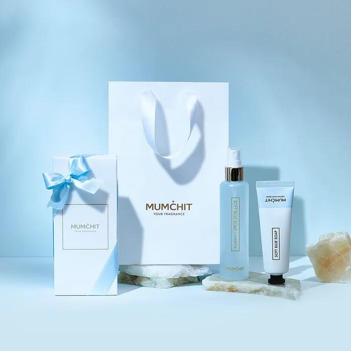 

[Подарочная упаковка, пакет для покупок в комплекте] Набор для планирования мыла Stop Soft Blue