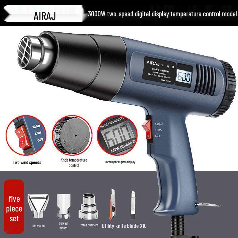 Arrizo High-Power Portable Heat Gun for Electronic Repair & Heat Shrink Applications