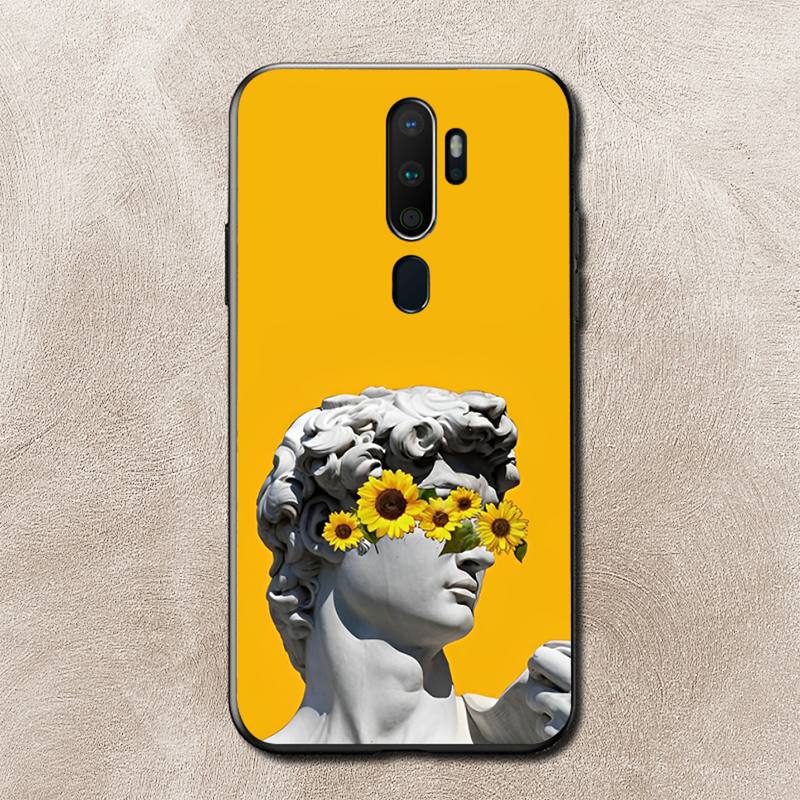 Mona Lisa Handyhülle für Vivo Y91C Y11 17 19 17 67 81 Oppo A9 2020 Realme c3