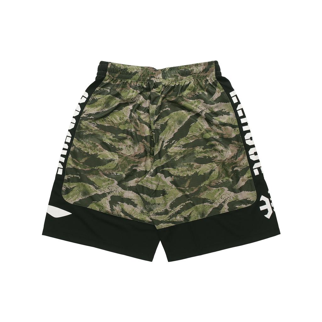 LiNing Camouflage Basketball Series Competition Sports Casual Shorts Men Bottoms Black AAPN041-2