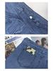 European Elegant Wide-Leg Drapey Lace-Up Slimming Artistic Jeans for Women