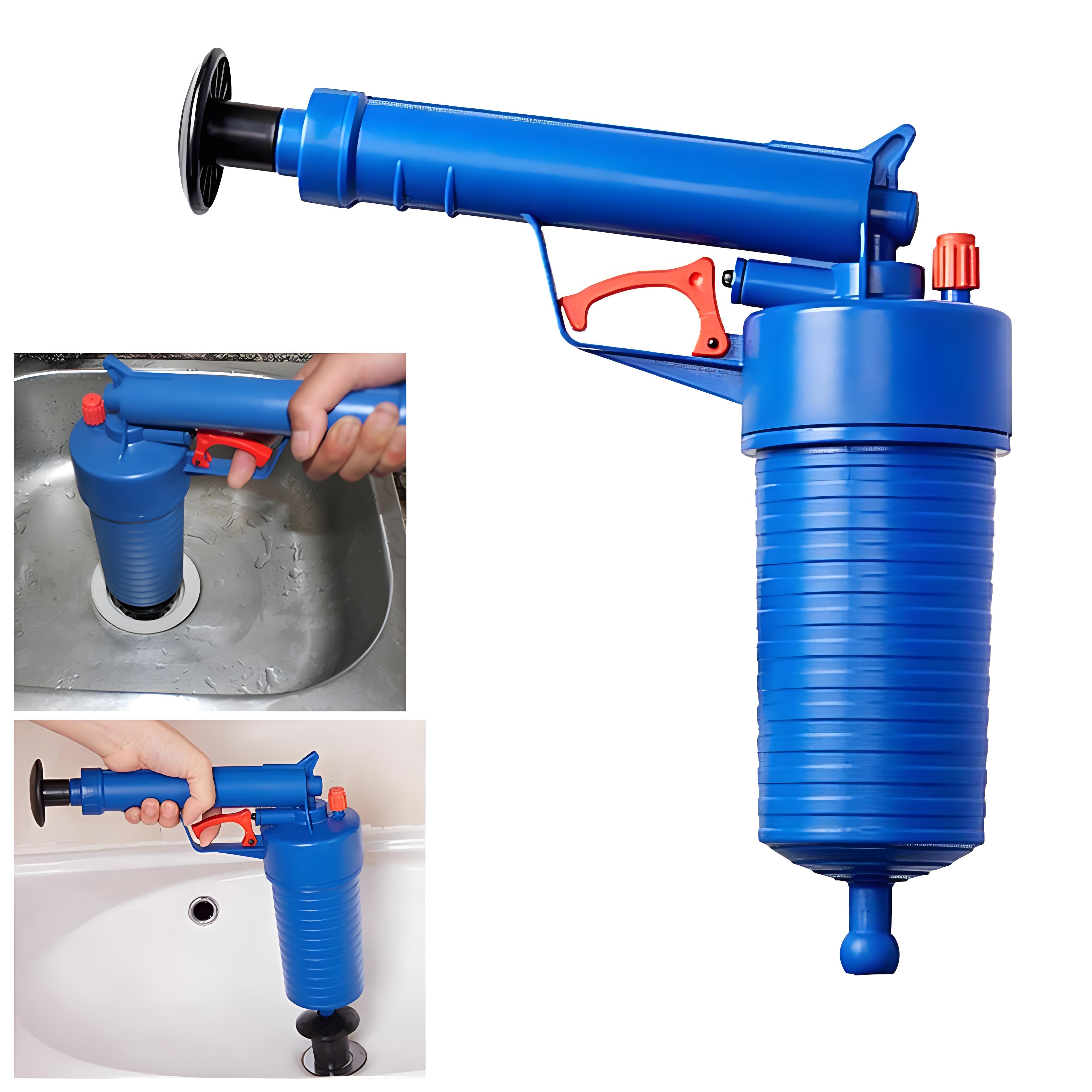 

Air Power Drain Gun High Pressure Powerful Manual Sink Plunger Opener Cleaner Pump For Bath Toilets Bathroom Shower Kitchen United States