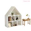 [DO]Mini Dollhouse White House Shaped Storage Rack 7 Slots For Storing Lipstick Small Jewelry And Desk Decor[DO]
