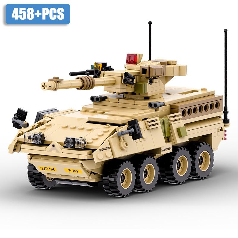 Blocuri de construcție Vehicul blindat DANA-M2 M142 HIMARS Boxer din Al Doilea Război Mondial Militare DIY VPK-7829 BTR-4 Tanc IFV Cărămizi Jucării Cadouri de Crăciun