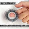 Pleasure Ring&Ball Stretcher Cock Ring for Men –Reusable Silicone Sex Toy Enhances Erection, Delays Ejaculation&Male Enlargement