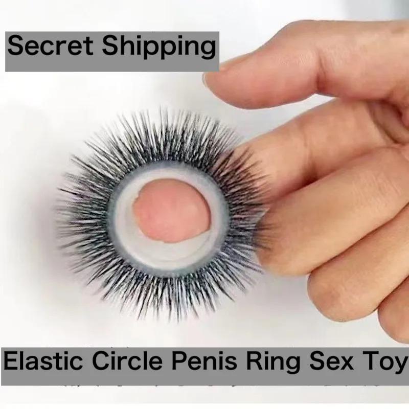 Pleasure Ring&Ball Stretcher Cock Ring for Men –Reusable Silicone Sex Toy Enhances Erection, Delays Ejaculation&Male Enlargement