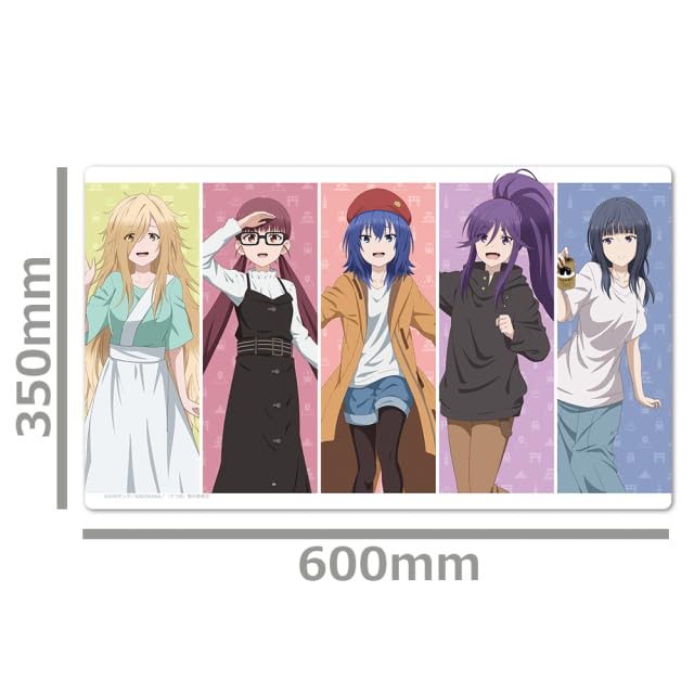 TV Anime Character Rubber Mat Chika Koyomi Yui Fuyune Riri "That's Journey" & & & &