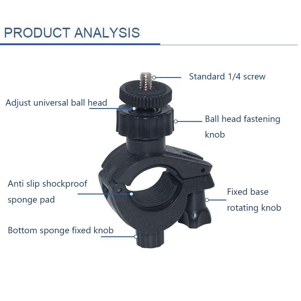 Lightweight Plastic Microphone Extension Clip Mounting Hardware Flexible Mic Stand Clip Stable Wireless Mic Holder